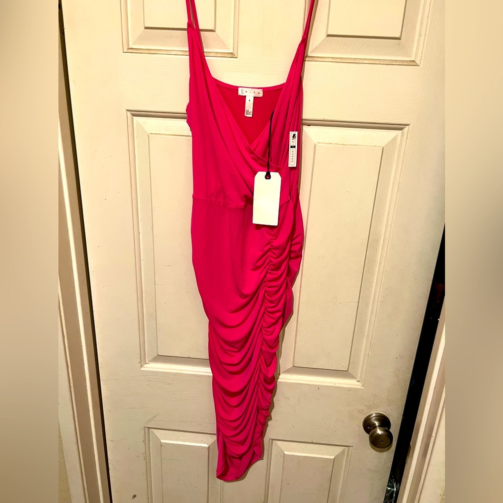 Leith pink raspberry dress